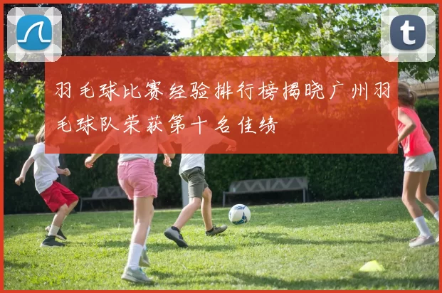 羽毛球比赛经验排行榜揭晓广州羽毛球队荣获第十名佳绩